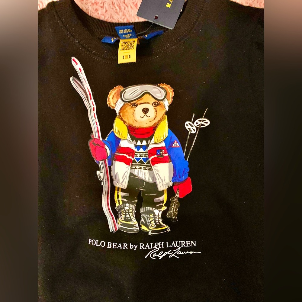 Girl Polo bear sweatshirt 3T